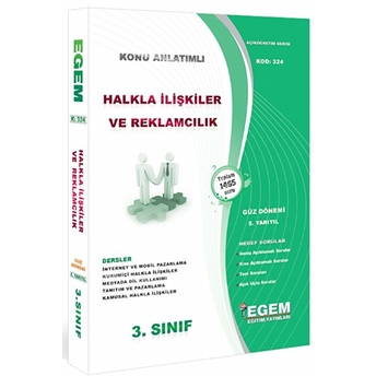 3. Sınıf Halkla Ilişkiler Ve Tanıtım Güz Dönemi Konu Anlatımlı Soru Bankası (Kod 324) Kolektif