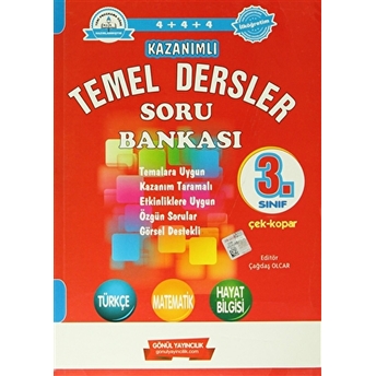 3. Sınıf Kazanımlı Temel Dersler Soru Bankası Kolektif