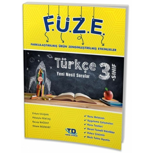 3. Sınıf Türkçe Füze Türkçe Yeni Nesil Sorular Kolektif