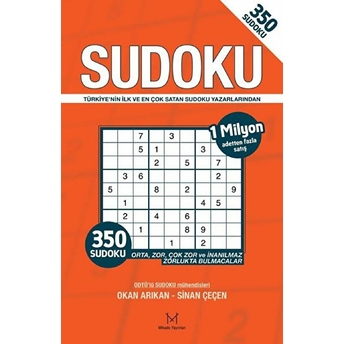 350 Sudoku (Turuncu Kapak) Okan Arıkan, Sinan Çeçen