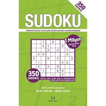 350 Sudoku (Yeşil Kapak) Şınan Çeçen