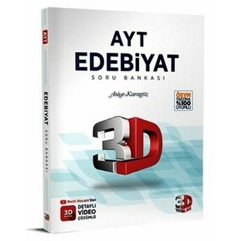 3D 2022 Ayt Edebiyat Tamamı Video Çözümlü Soru Bankası Asiye Karagöz