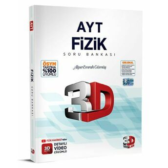 3D 2023 Ayt Fizik Tamamı Video Çözümlü Soru Bankası Alper Emrah Gümüş