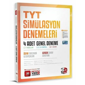 3D 2023 Tyt 4`Lü Simülasyon Genel Deneme Komisyon