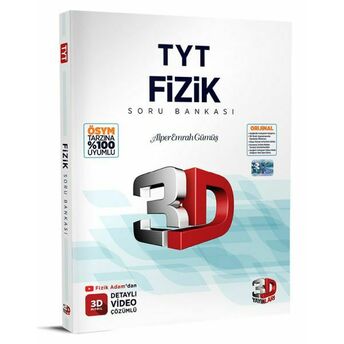 3D 2023 Tyt Fizik Tamamı Video Çözümlü Soru Bankası Alper Emrah Gümüş