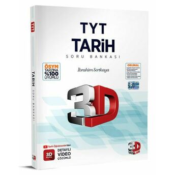 3D 2023 Tyt Tarih Tamamı Video Çözümlü Soru Bankası