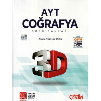 3D Ayt Coğrafya Soru Bankası (Yeni) Mecit Mümin Polat