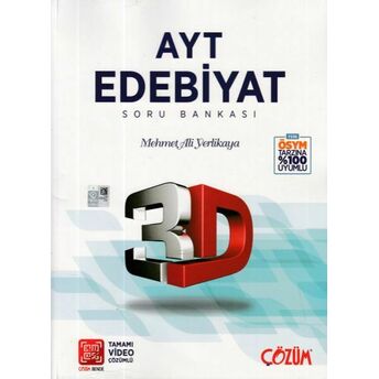 3D Ayt Edebiyat Soru Bankası (Yeni) Mehmet Ali Yerlikaya