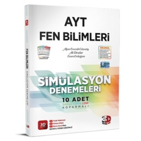 3D Ayt Fen Bilimleri Simülasyon Denemeleri