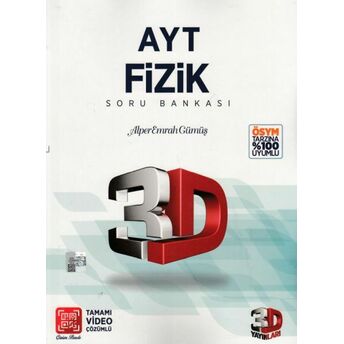 3D Ayt Fizik Soru Bankası (Yeni) Alper Emrah Gümüş