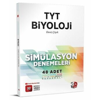 3D Tyt Biyoloji 48 Simülasyon Denemesi