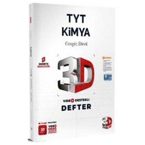 3D Tyt Kimya Video Destekli Defter