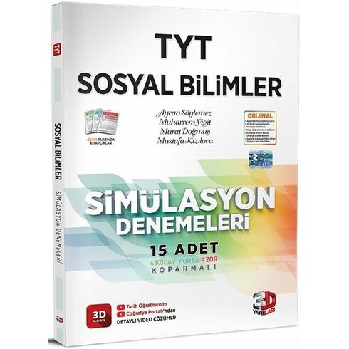 3D Tyt Sosyal Bilimler Simülasyon Denemeleri