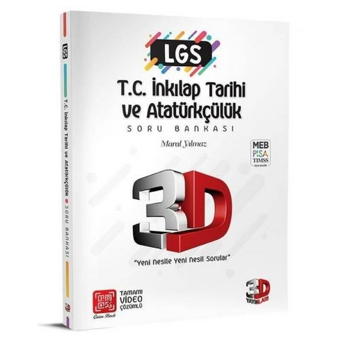 3D Yayınları 3D Lgs Tc.inkılap Tarihi Ve Atatürkçülük Soru Bankası