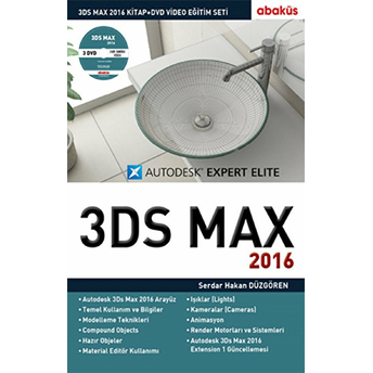 3Ds Max 2016 Eğitim Seti 3 Dvd - 1 Kitap Serdar Hakan Düzgören