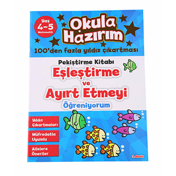 4-5 Yaş Matematik Pekiştirme Kitabı Eşleştirme Ve Ayırt Etmeyi Öğreniyorum Nicola Morgan