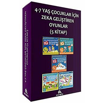 4-7 Yaş Çocuklar Için Zeka Geliştiren Oyunlar (5 Kitap) Kolektif