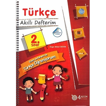 4 Adım 2. Sınıf Türkçe Akıllı Defterim