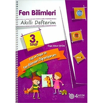 4 Adım 3. Sınıf Fen Bilimleri Akıllı Defterim