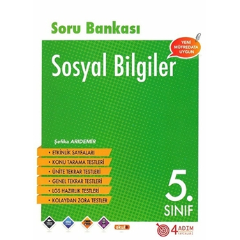 4 Adım 5. Sınıf Sosyal Bilgiler Soru Bankası