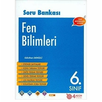 4 Adım 6. Sınıf Fen Bilimleri Soru Bankası