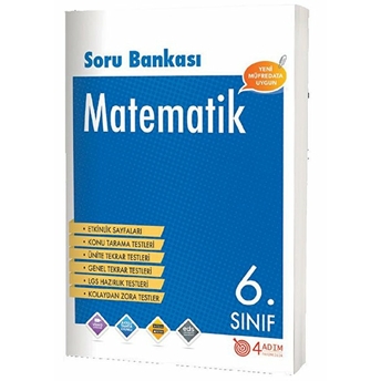 4 Adım 6. Sınıf Matematik Soru Bankası