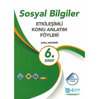 4 Adım 6. Sınıf Sosyal Bilgiler Etkileşimli Konu Anlatım Föyleri