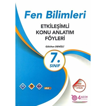 4 Adım 7. Sınıf Fen Bilimleri Etkileşimli Konu Anlatım Föyleri