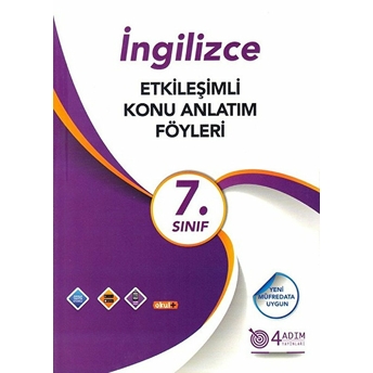 4 Adım 7. Sınıf Ingilizce Etkileşimli Konu Anlatım Föyleri