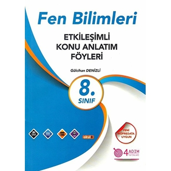 4 Adım 8. Sınıf Fen Bilimleri Etkileşimli Konu Anlatım Föyleri