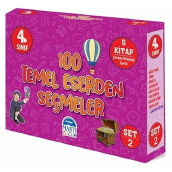 4. Sınıf 100 Temel Eserden Seçmeler / Set 2 Mehmet Orhan