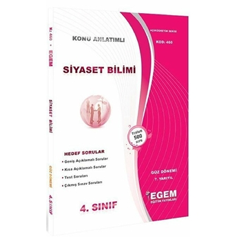 4. Sınıf 7. Yarıyıl Siyaset Bilimi Konu Anlatımlı Soru Bankası (Kod 460) Kolektif