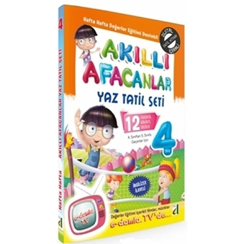 4. Sınıf Akıllı Afacanlar Yaz Tatil Kitabı Mehmet Bozcan