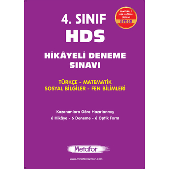 4. Sınıf Hikayeli Deneme Sınavı 6’Lı (Hds) Kolektif