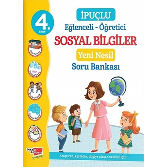 4. Sınıf Ipuçlu Eğlenceli - Öğretici Sosyal Bilgiler Yeni Nesil Soru Bankası Kolektif