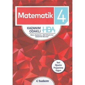 4. Sınıf Matematik Kazanım Odaklı Hba Kolektıf