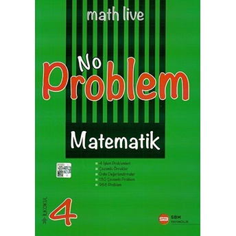 4. Sınıf Matematik Math Live No Problem Soru Bankası Kolektif