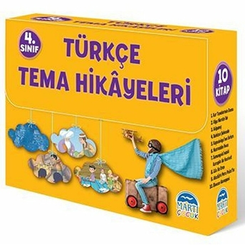 4. Sınıf Türkçe Tema Hikayeleri Seti (10 Kitap) Nuran Turan