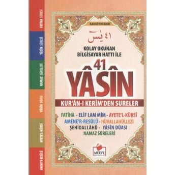 41 Yasin Mini Boy Kolay Okunan Bilgisayar Hatlı Kolektif