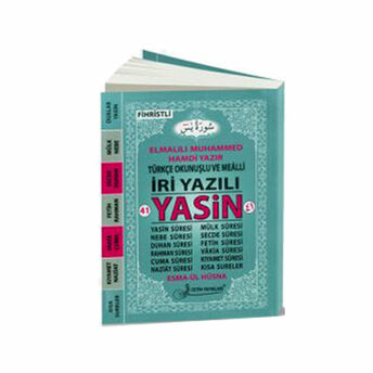 41 Yasin Türkçe Okunuşlu Ve Mealli Iri Yazılı Fihristli Cep Boy F024 Elmalılı Muhammed Hamdi Yazır