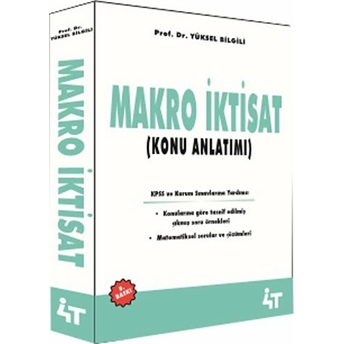 4T Makro Iktisat Konu Anlatimi (13. Baski)