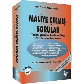 4T Maliye Çıkmış Sorular