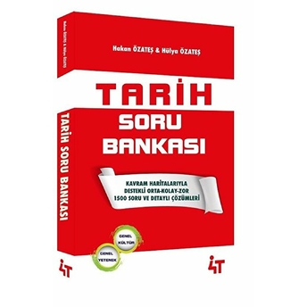 4T Yayınları 2020 Tarih Soru Bankası