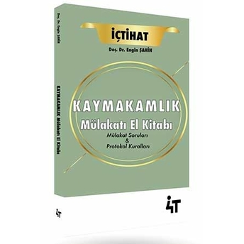 4T Yayınları Kaymakamlık Mülakatı El Kitabı Engin Şahin