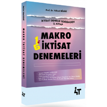 4T Yayınları Kpss A Grubu Makro Iktisat Denemeleri Yüksel Bilgili