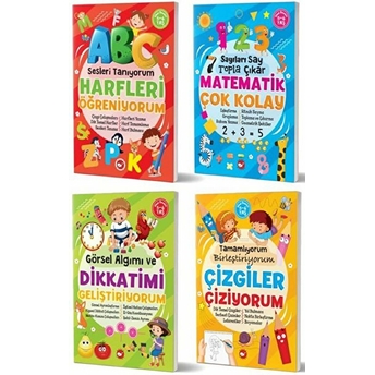 5-6 Yaş Zekamı Geliştiriyorum Etkinlik Seti (4 Kitap Takım) - Tuba Öztürk