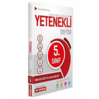 5. Sınıf Din Kültürü Ve Ahlak Bilgisi Yetenekli Defter Kolektif