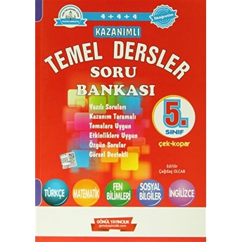 5. Sınıf Kazanımlı Temel Dersler Soru Bankası Kolektif