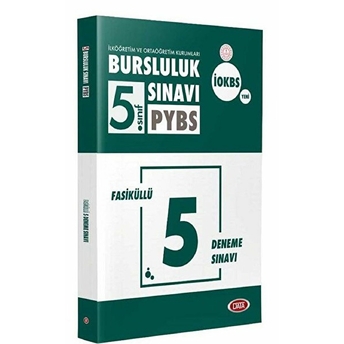 5. Sınıf Pybs Bursluluk Sınavı Fasiküllü 5 Deneme Sınavı Kolektif