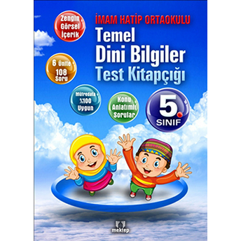 5. Sınıf Temel Dini Bilgiler Test Kitapçığı Kolektif